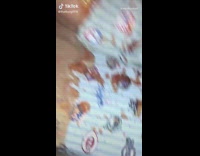 Guy throws food at sleeping friend 