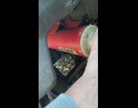 Broken atv exhaust makes bubble noises 