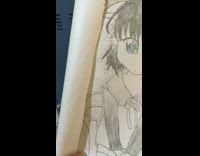 Collab BitchIG2 - Girl shows sisters drawing art progress