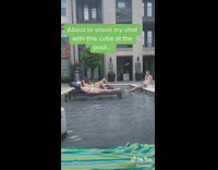 Guy shoots his shot at cutie 