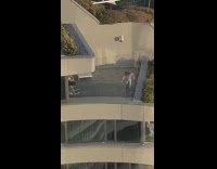 Collab IITW - Woman sexy dance then whips hair rooftop