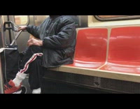 Middle aged guy preaches good things about being in New York 