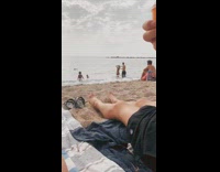 Girl topless bikini beach kids swim sandals