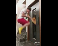 Pink shorts guy edits jumps flies around 