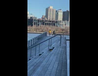 Woman yellow fur jacket flex butt pictorial Part 5