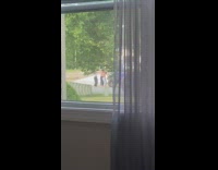 Three girls bikini top dance tiktok outside