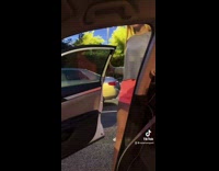 Girl pretends to be a guy on a car date 