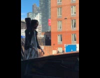 Cybertruck drives around with scary Halloween display