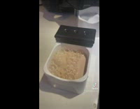 Pouring tea and creamer into small jacuzzi device 