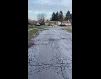 Man rides motorbike does stunt falls down