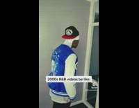 Guy shows how 2000s rnb videos were 