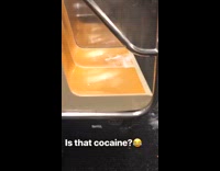 Cocaine spills all over subway seats and floor, is that cocaine