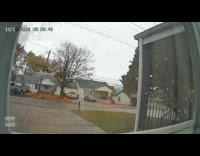 Pickup truck spins around the street accident