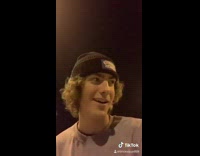 Collab BitchIG2 - Guy in black beanie does skateboard kick flip tiktok