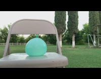 Slow motion compilation water balloon dart lemon