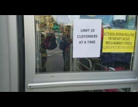 Walgreens limit ten customers at a time 