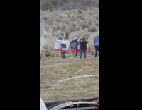 Two men formal attire bible flags pictorial Part 2