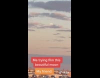 Friend ruins moon video guy car freeway