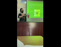 Slow motion teacher light bubbles on fire