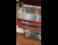 Hotel breakfast fruit loops and giant pancake 