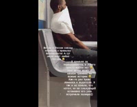 Guy pulls shirt over nose mouth mask 