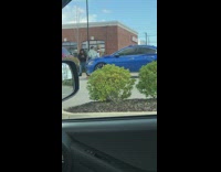 Guy picture blue Nissan altima car