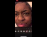 Collab BitchIG2 - Girl using voice tuning app to sing 