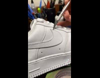 Collab BitchIG2 - Custom white nike shoes rockets james harden