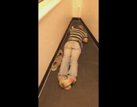 Guy at ATM sees passed out stranger 