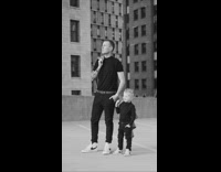 Collab PubityPets - Dad and son have rooftop photoshoot 