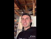 Guy tries to light for show candle 