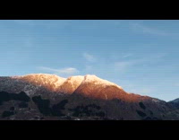 Sunrise mountain view from Norway timelapse video