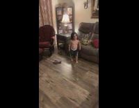 Small kid runs full speed into the couch and then scorpions