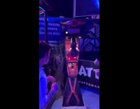 Man missed his punch at the boxer arcade machine 