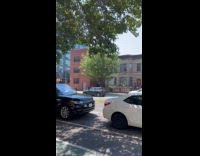 Ronaldo statue on back of pickup truck