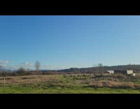 Two remote controlled airplanes fly at the field