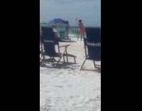 Collab IITW - Two women bikini TikTok dance at beach