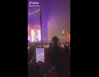 Model on Shorts Walks So Fast on Stage