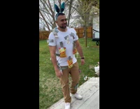 Man Gets Chased Down by Kids on Yard