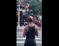 Collab winy - Man on street has pet lizard on head 