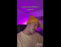 Collab BSMedia - Guy reacts to joe biden speech 