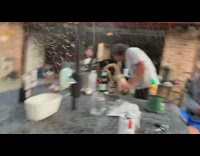 Guy shakes bottle spits soda out fail 