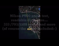Nikon P900 Camera Zoom Lens test view