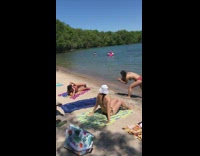 Three women bikini photo shoot beach seaside