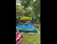 Water slip and slide drinking game 
