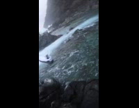 Man hits filmers face with shoe while saving friend