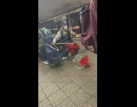Collab WINY - Elderly Man Plays Erhu at Subway Platform