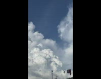 Huge white cloud on the sky part 1