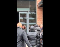 Man protest wants to ban animal leather