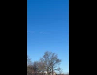Submitter films message written in the sky. 